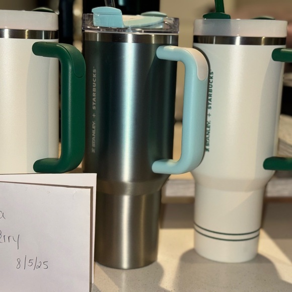 Stanley Cream and Green Travel Mug Duo - Picture 9 of 9